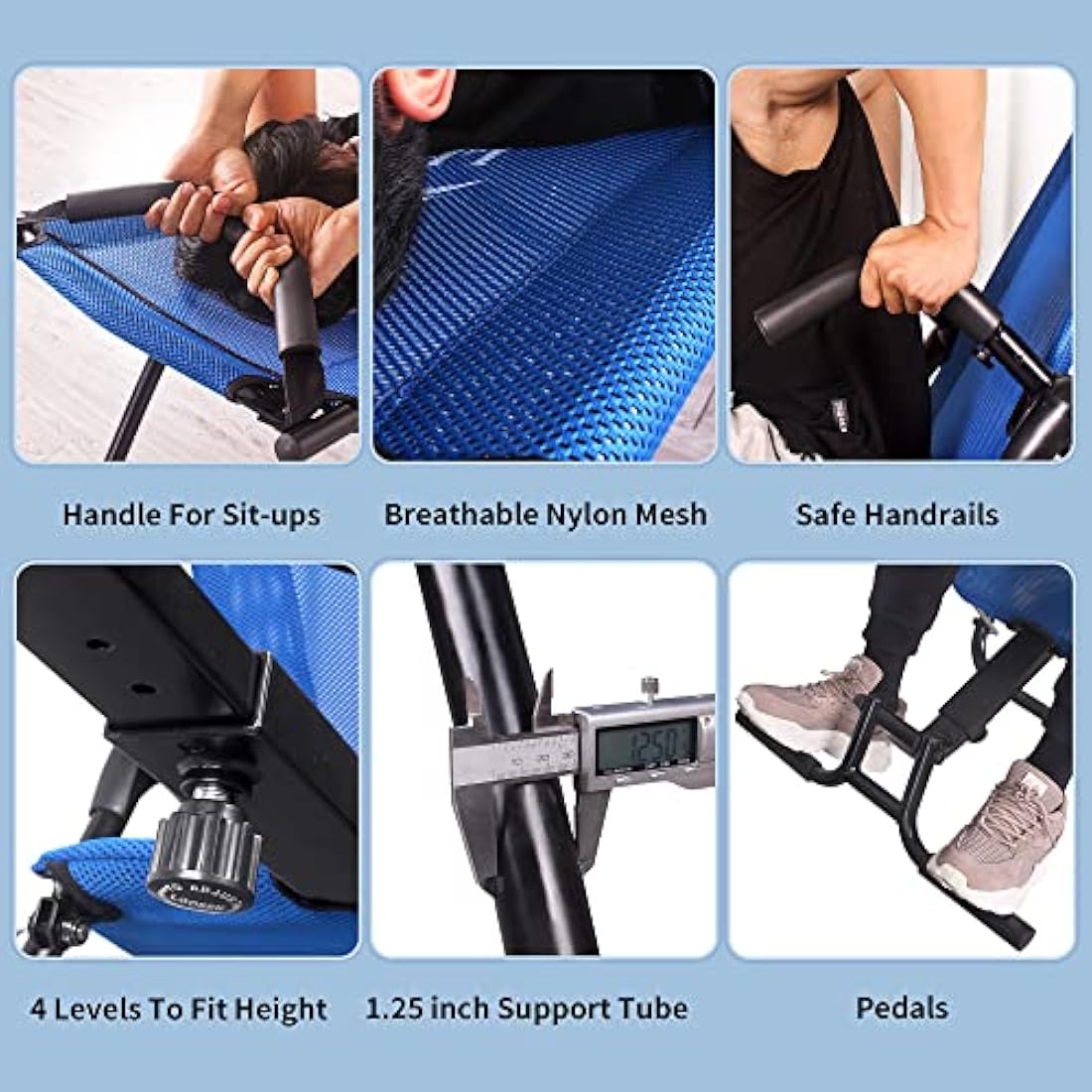 leikefitness Ab Exercise Chair Core Strengthening Lightweight Foldable Sport Abdominal Exerciser Strength Training Inversion Equipment