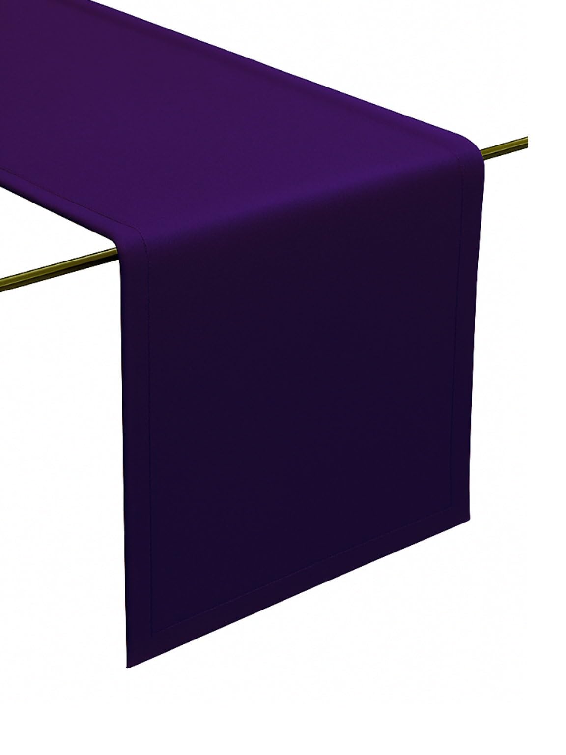 Table Runner Made of Minimate Fabric Modern, Smooth, Wide Hem, Non-Iron, Durable, Washable at 60°C, Can be Tumble Dried, Kitchen and Living Room