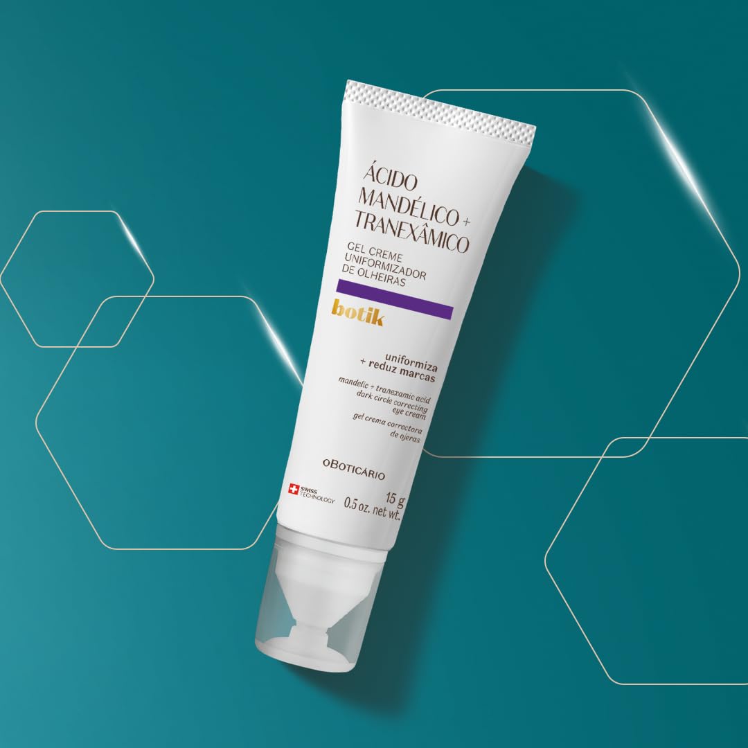Botik Ácido Mandélico + Tranexâmico Uniformizador Olheiras Gel Uniformizador de Olheiras 15 g