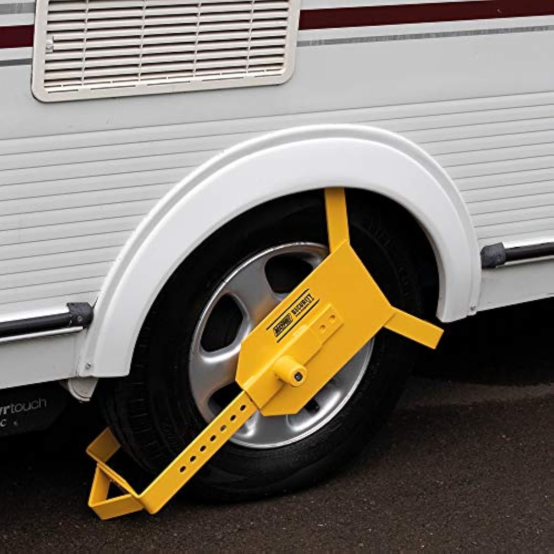 Maypole 10"-16" Heavy Duty Wheel Clamp Suitable for Tyre Sizes 135 mm to 215 mm, Diameter 450 mm to 700 mm
