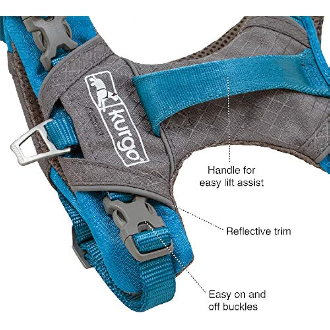 Kurgo Journey Air Harness, Coral, L