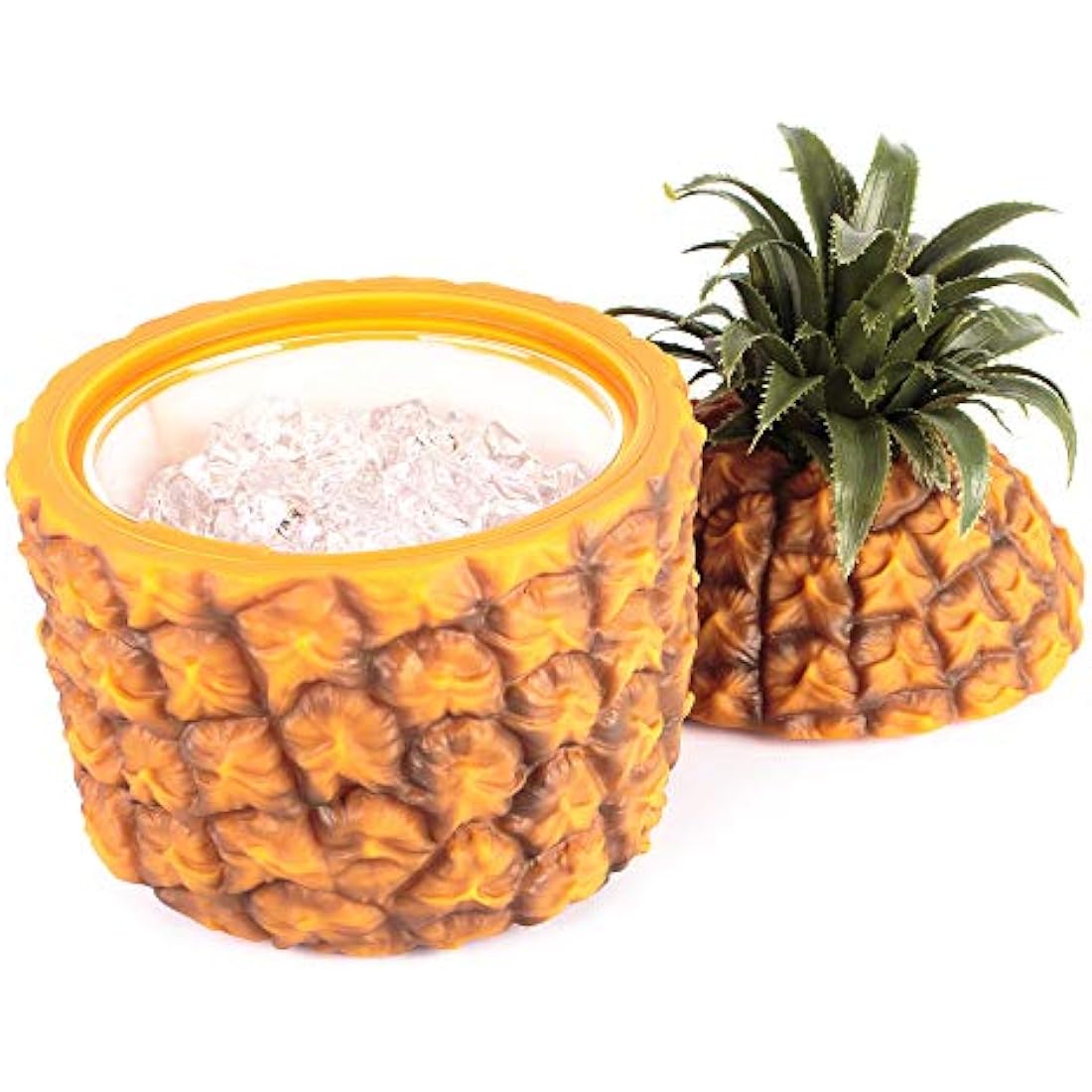 Bar Bespoke Retro Pineapple Ice Bucket - Vintage Plastic Pineapple Shaped Centrepiece