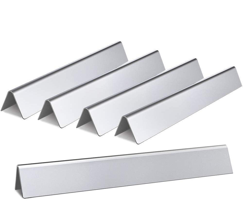 LOKHING 44.5 CM 7620 Flavorizer Bars for Weber Genesis 300 Series (with Front Control Knobs), Stainless Steel Heat Plate Replacement for Weber E-310