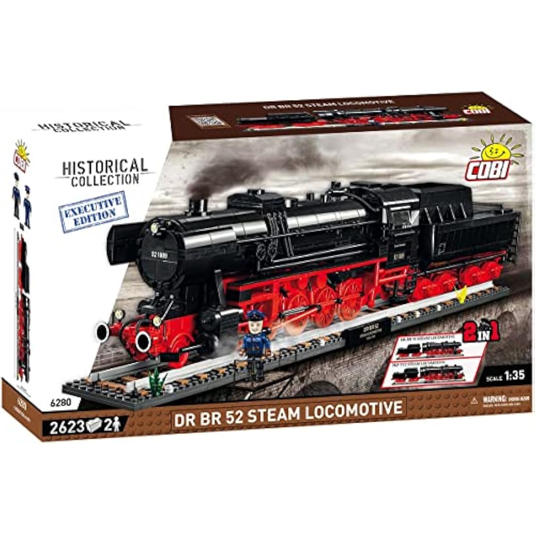 COBI DR BR 52 Steam Locomotive