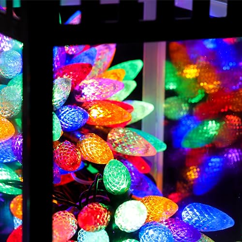 Christmas Concepts 200 Multi Colour Pinecone Lights with Twinkling Effect - Christmas Lights
