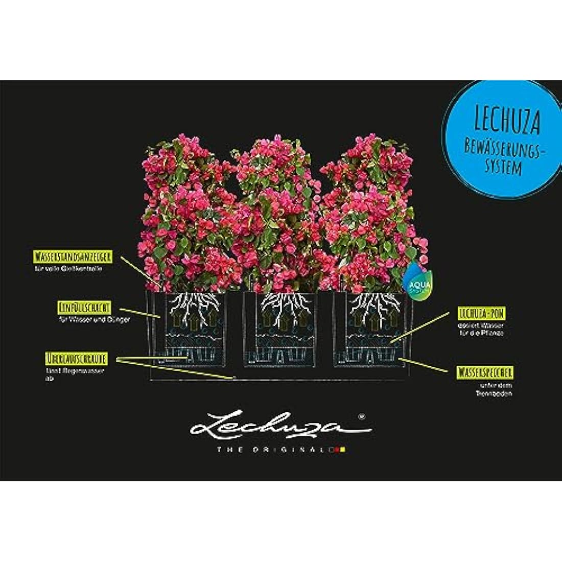 LECHUZA TRIO Cottage 30 white 15000