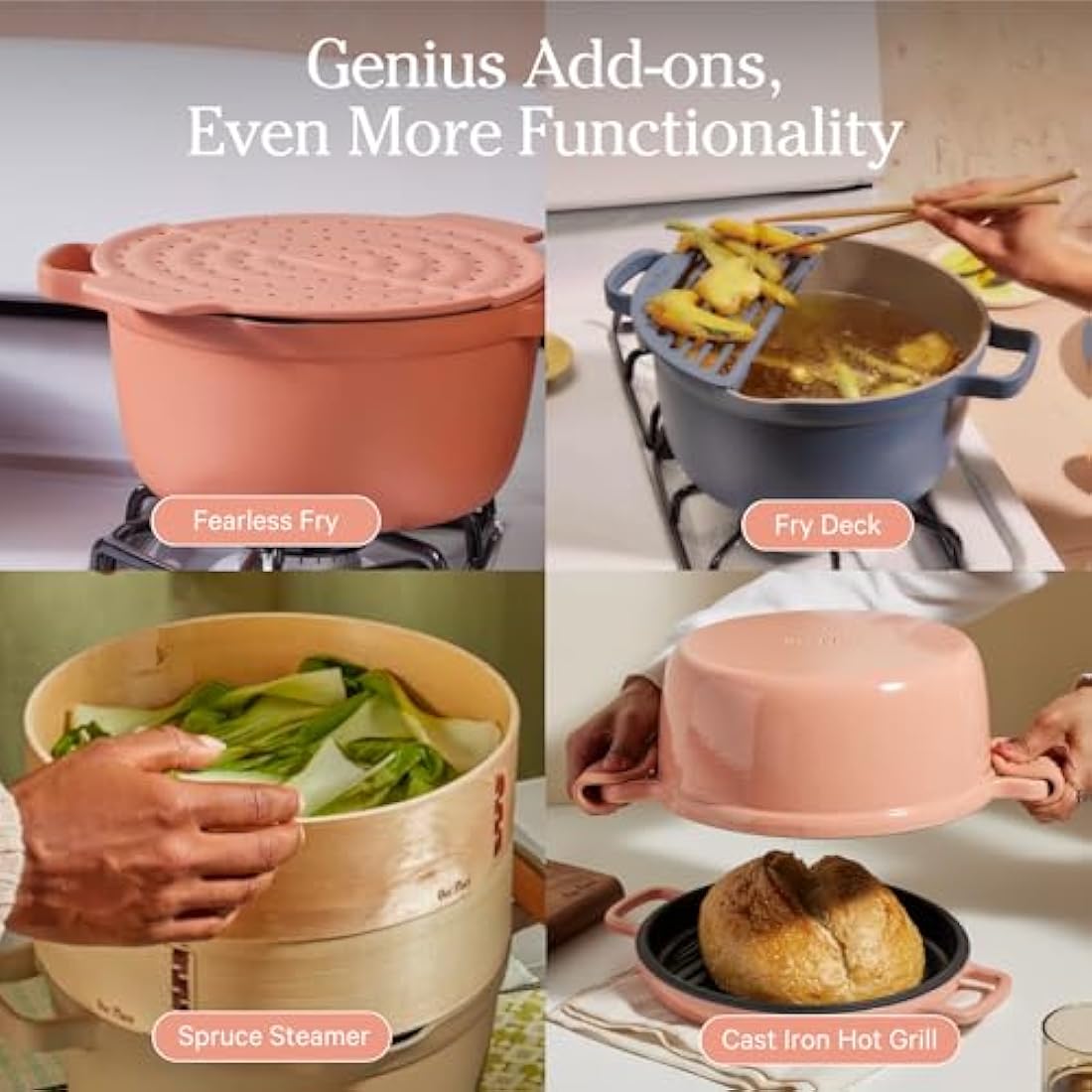 Our Place Perfect Pot - 5.2 L. Nonstick Ceramic Sauce Pan with Lid | Versatile Cookware for Stovetop and Oven | Steam, Bake, Braise, Roast | PTFE and PFOA-Free | Toxin-Free, Easy to Clean | Sage