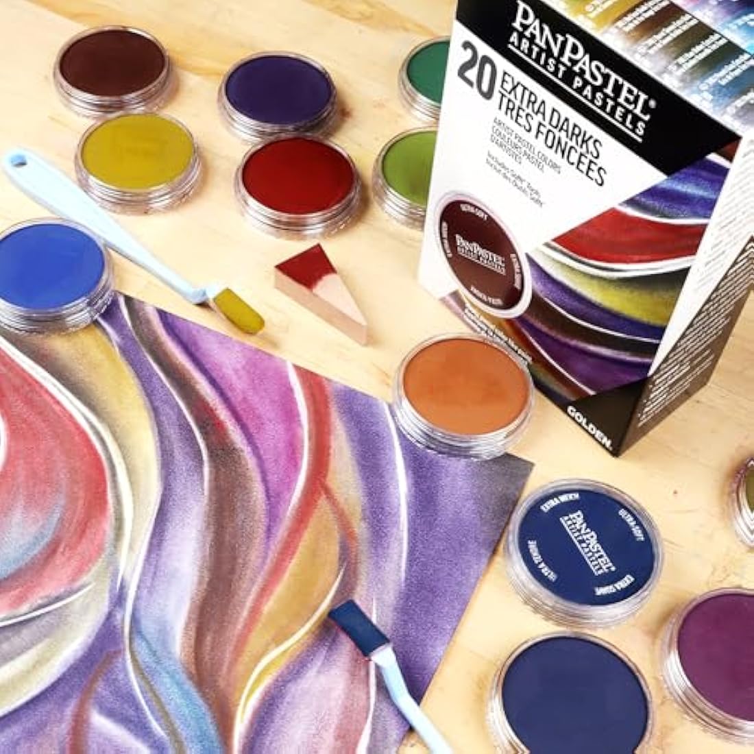PanPastel 20 Colour Set - Extra Dark Shades Set