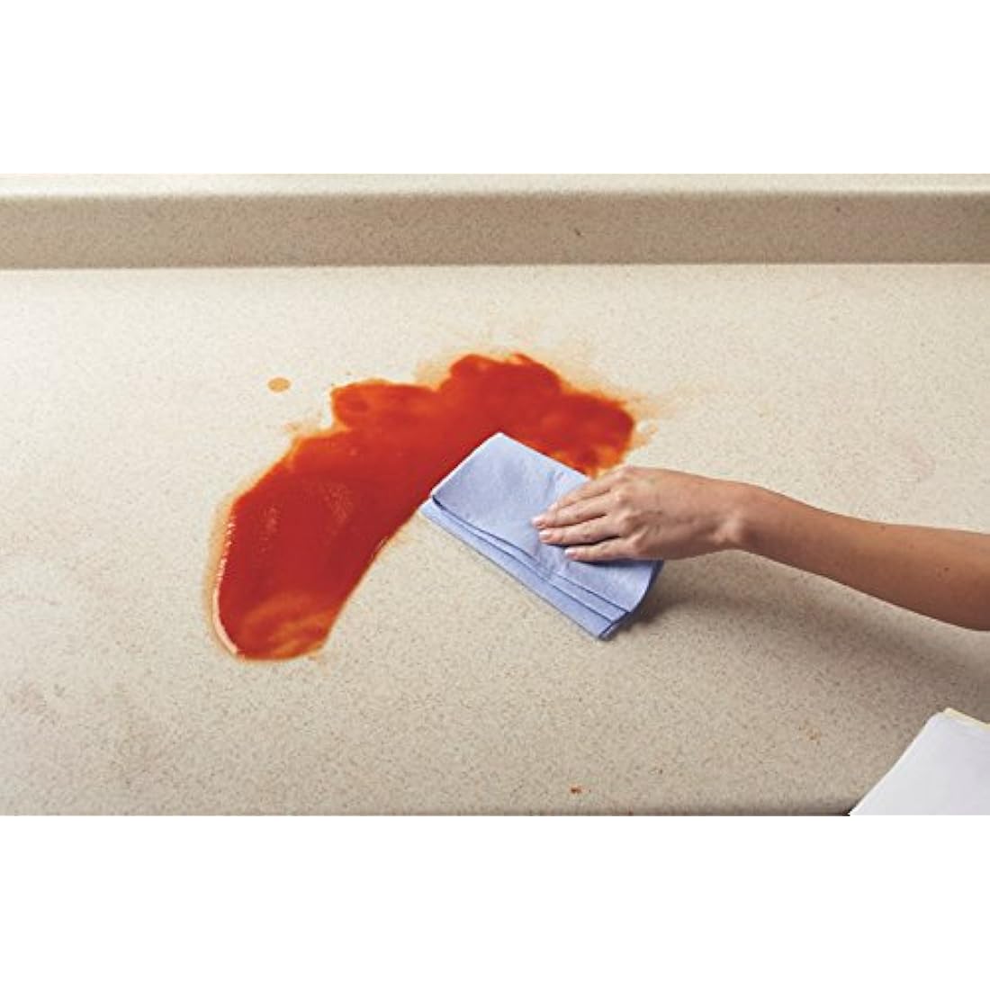 The Original Mini Shamwow - Super Absorbent Multi-Purpose Cleaning Shammy Chamois Towel Cloth - Holds 10X its Weight in Liquid - Machine Washable - Will Not Scratch (16 Pack, Small Blue)