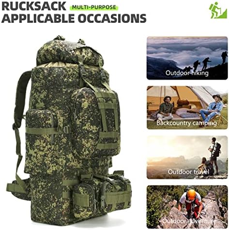 King'sGuard Men's 100L Camping Hiking Backpack