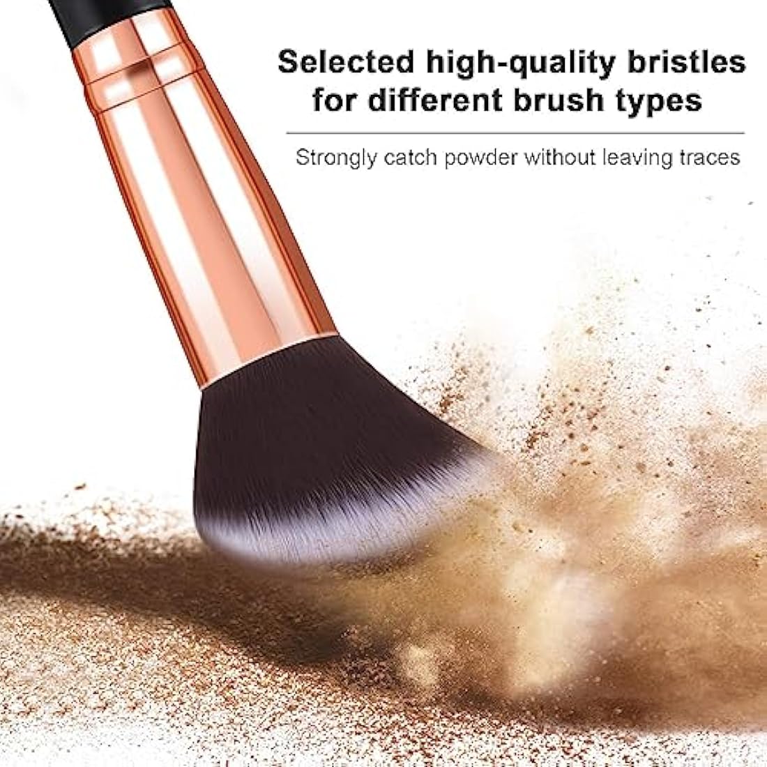 Makeup Brushes 10Pcs Marble Makeup Brush Set Foundation Powder Blush Blending Eyeshadow Brushes Sets