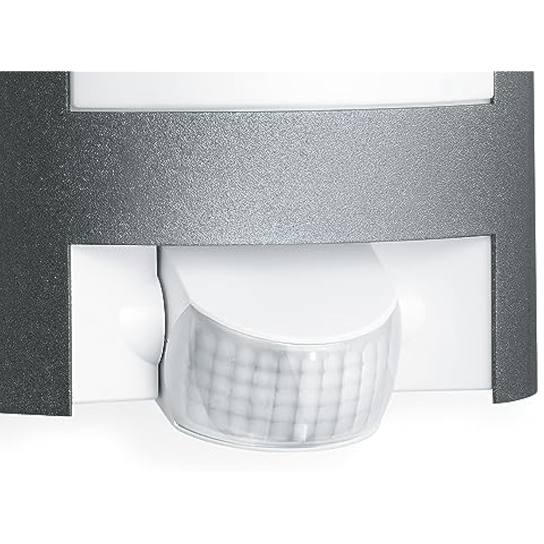 Steinel Outdoor Wall Light L 12 S anthracite, 180° motion detector, 10 m range, aluminium shade, E27 fitting, wall lamp