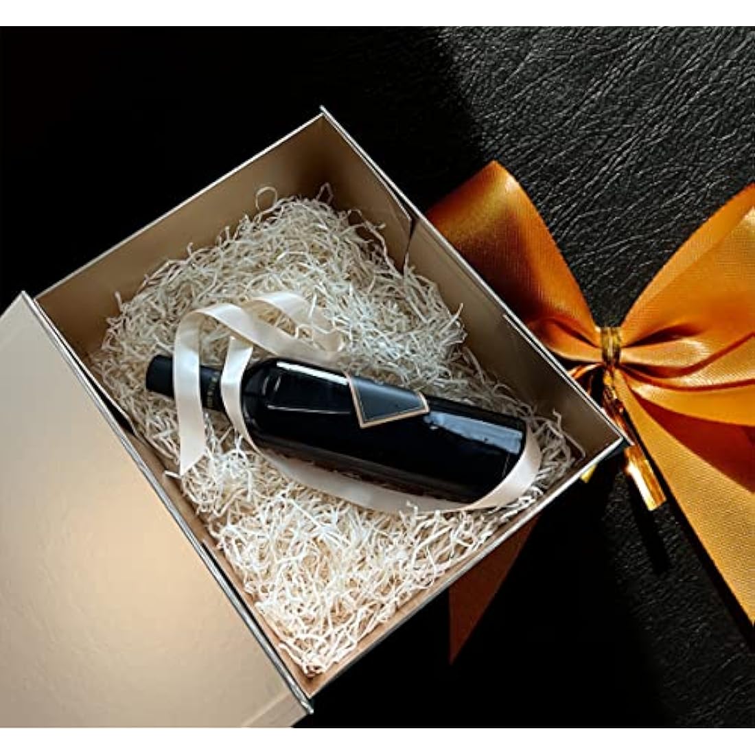 Rose Gold Gift Box, 33x26x11cm Large Gift Box with Magnetic Lids and Silk Ribbon Specially Designed for Presents Birthdays, Holidays, Anniversaries Gift Packaging