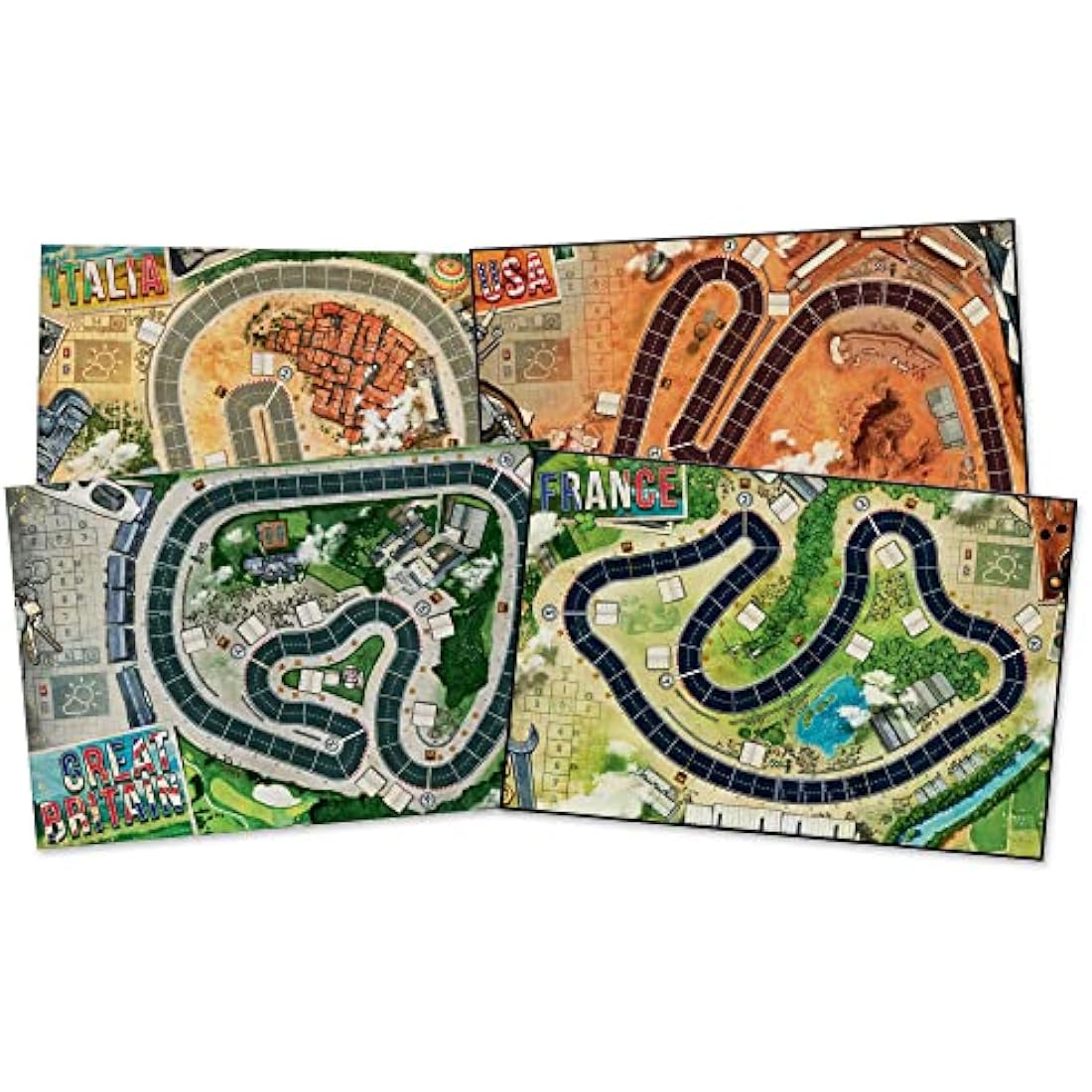 Days of Wonder | Heat: Pedal to the Metal | Racing Game | Ages 10+ | 1-6 Players | 60 Minutes Playing Time, DOW9101, Multicolor