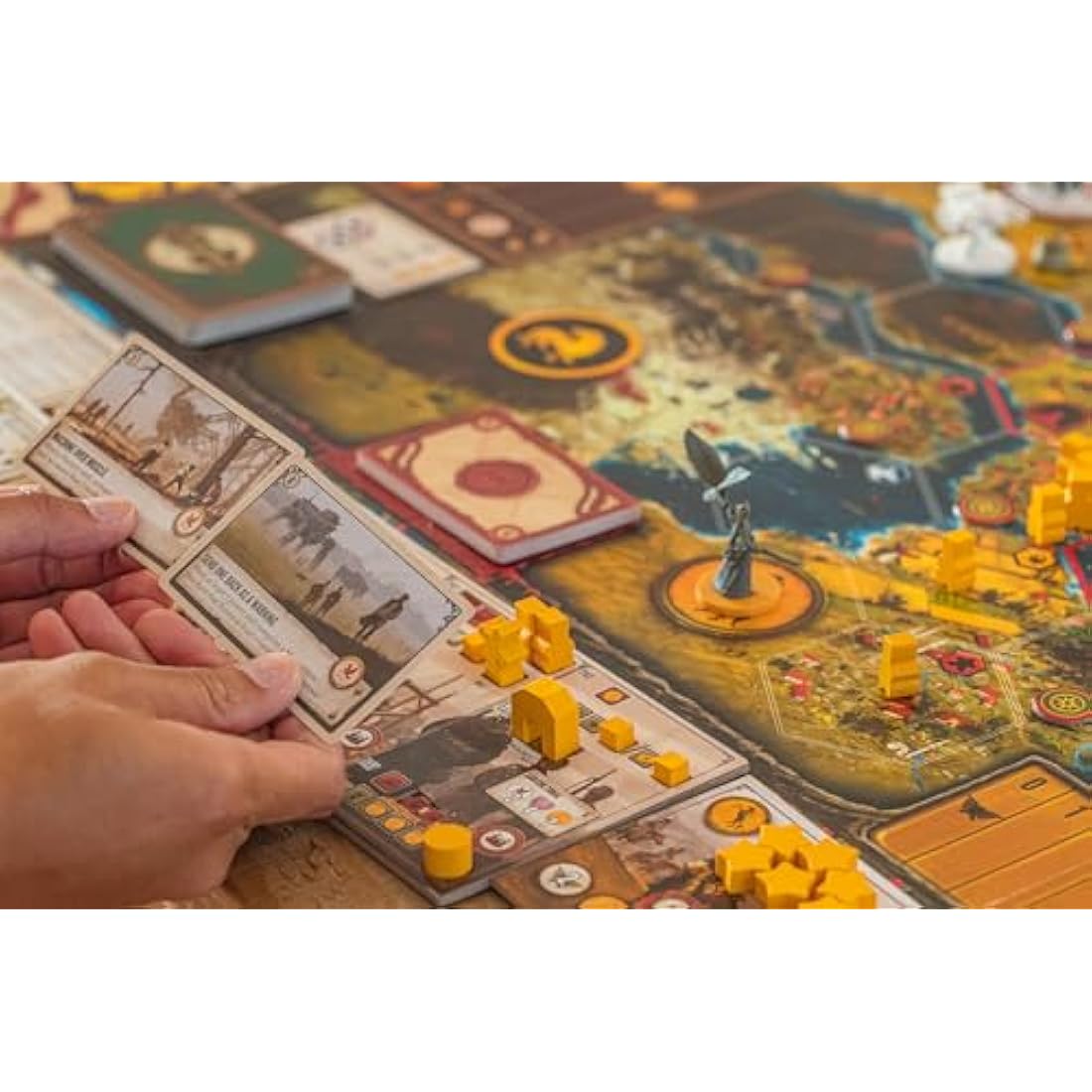 Stonemaier Games | Scythe | Board Game | Ages 14+ | 1-5 Players | 90-115 Minutes Playing Time