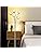 Depuley Globe LED Floor Lamp,Reading Standing Lamp with 5 Head,Tall Pole Tree Accent Lighting with Glass Shade Silver for Living Room,Bedside,Study,Reading(5 * 5W G9 Bulbs not Included)