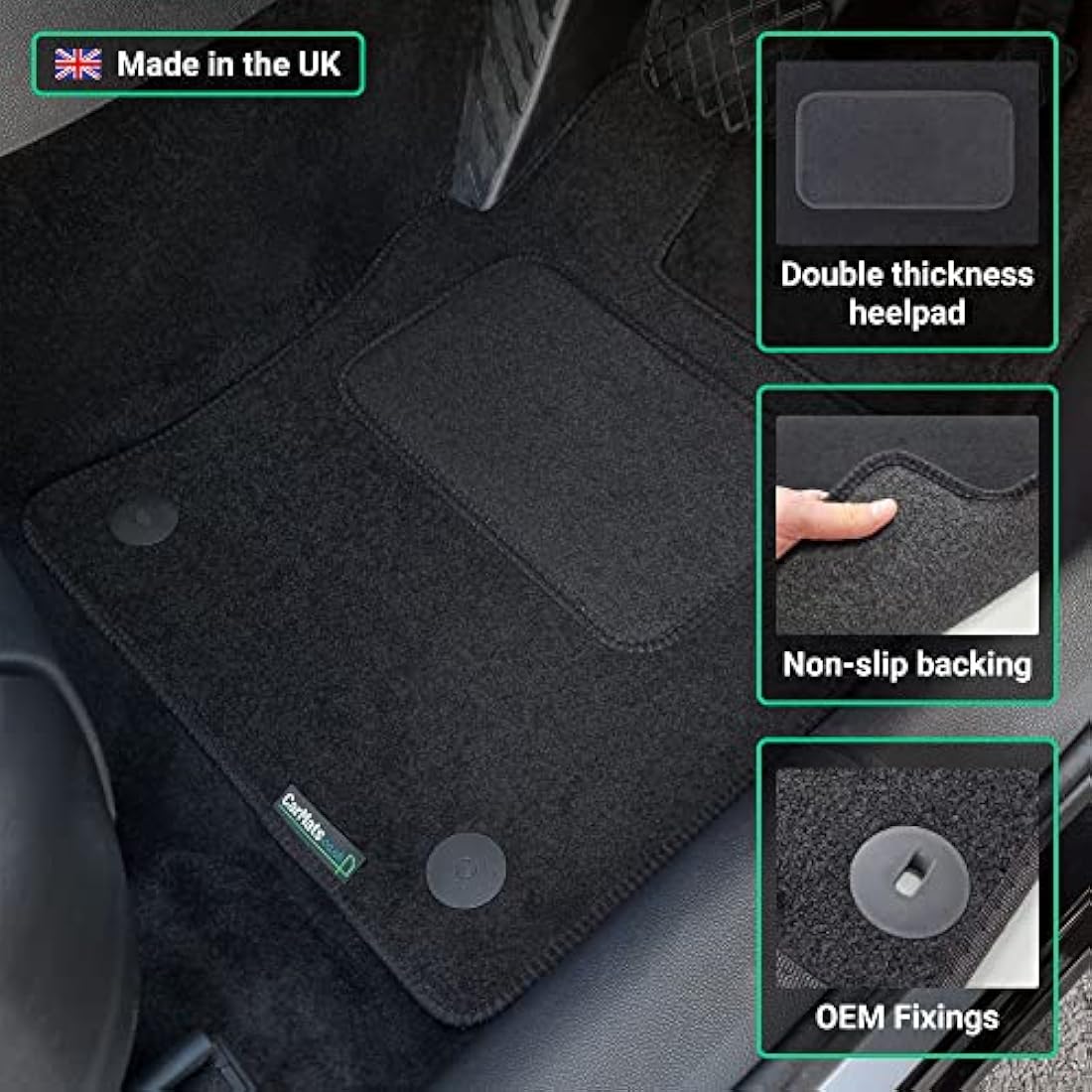 CarMats.co.uk Hyundai Tucson Non-Hybrid 2021 to Present Carpet Car Mats