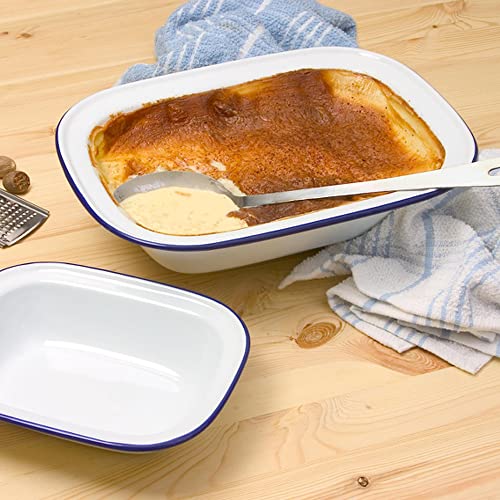 Falcon 22cm Oblong Pie Dish White - 44022
