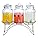 Del Sol Triple Drinks Dispenser with Stand 12ltr | bar@drinkstuff Beverage Dispenser, Triple Beverage Dispenser, Juice Dispenser, Cocktail Dispenser, Lemonade Dispenser