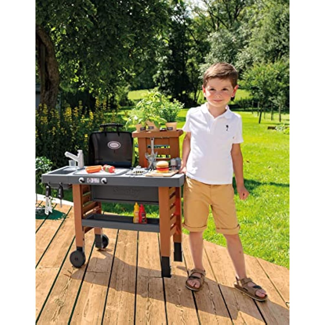 Smoby - GARDEN KITCHEN - INCLUDES 43 ACCESSORIES