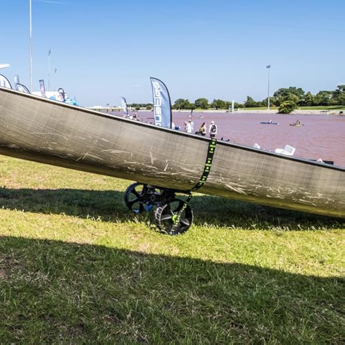 C-Tug Kayak and Canoe Trolley with Sandhopper Wheels, Green