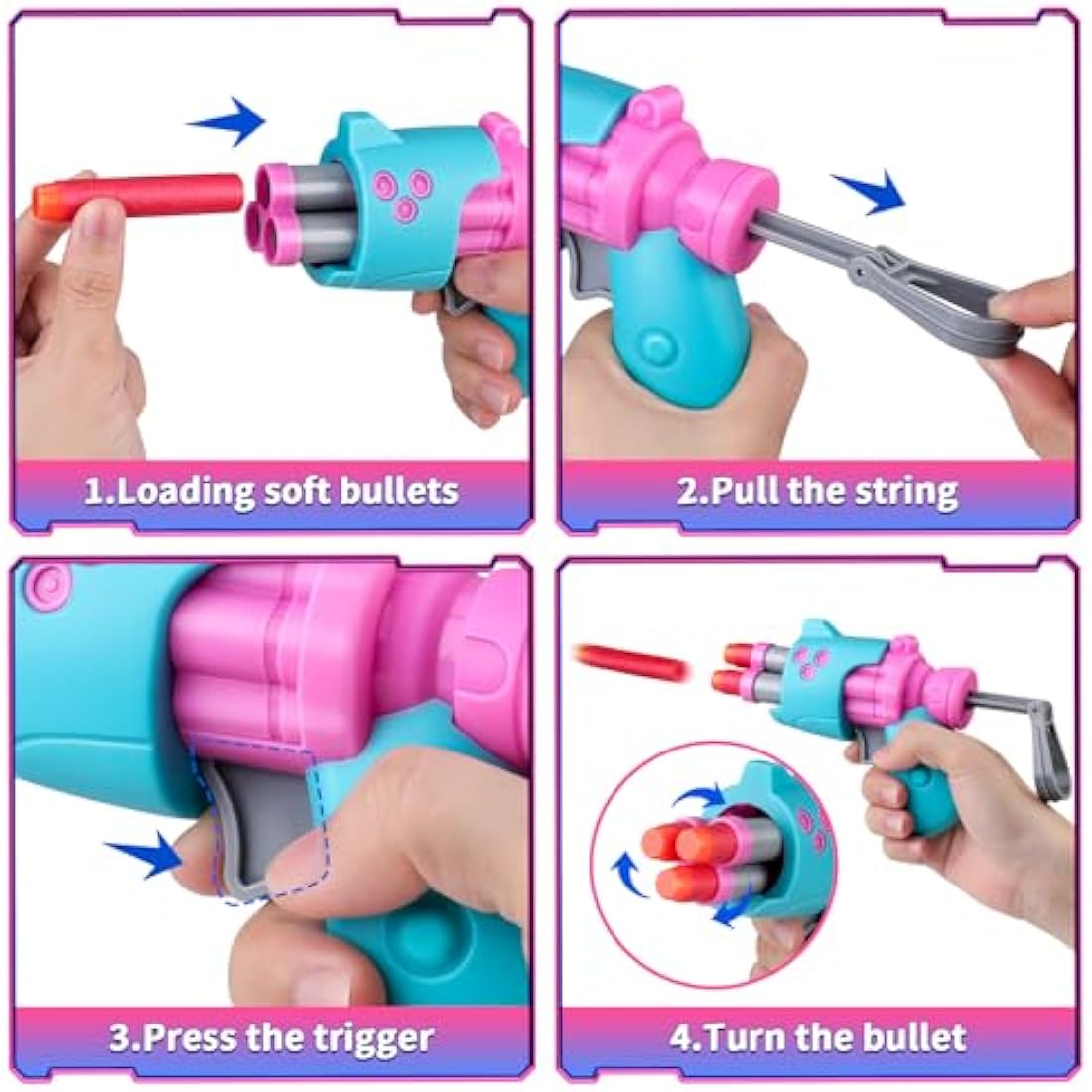Own1one Kids Bow and Arrow Set for Girls with LED Lights, 2 in 1 Archery Set Includes 1 Bow, 10 Suction Cup Arrows & 1 Quivers, Indoor and Outdoor Toys Gifts for Girls Ages 4 5 6 7 8 Years Old (Pink)