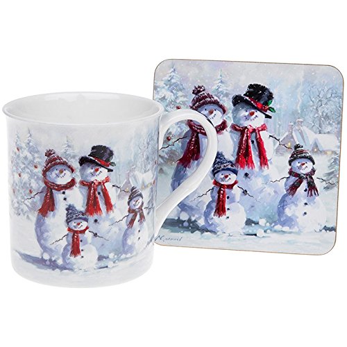 Snowman Family Mug Coaster
