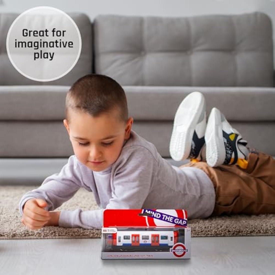 Officially Licensed London Underground Train Toy Model - Realistic Plastic Model for Kids and Collectors - Transport for London