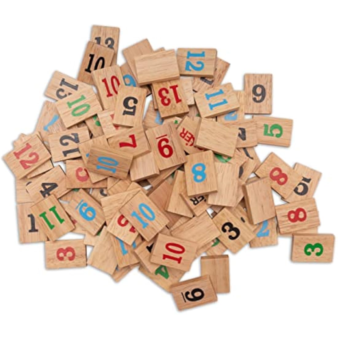 LOGOPLAY Rummy for 6 players - Okey - board game - placement game with 162 tiles in a fabric bag