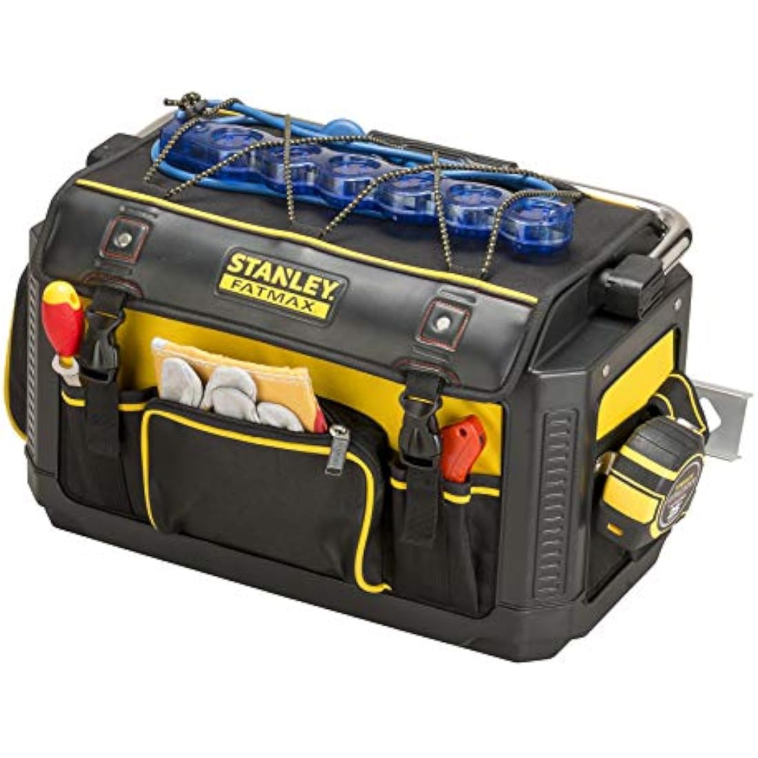 STANLEY Denier Tool Bag Tote, Multi-Pockets Storage Organiser for Tools and Small Parts, 20 inch, 1-79-213
