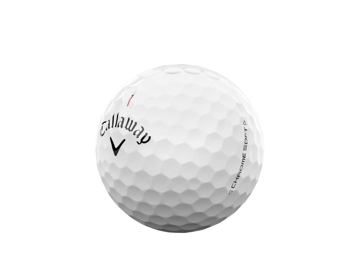 Callaway Golf Chrome Soft Premium Tour Golf Ball 2024 White Standard