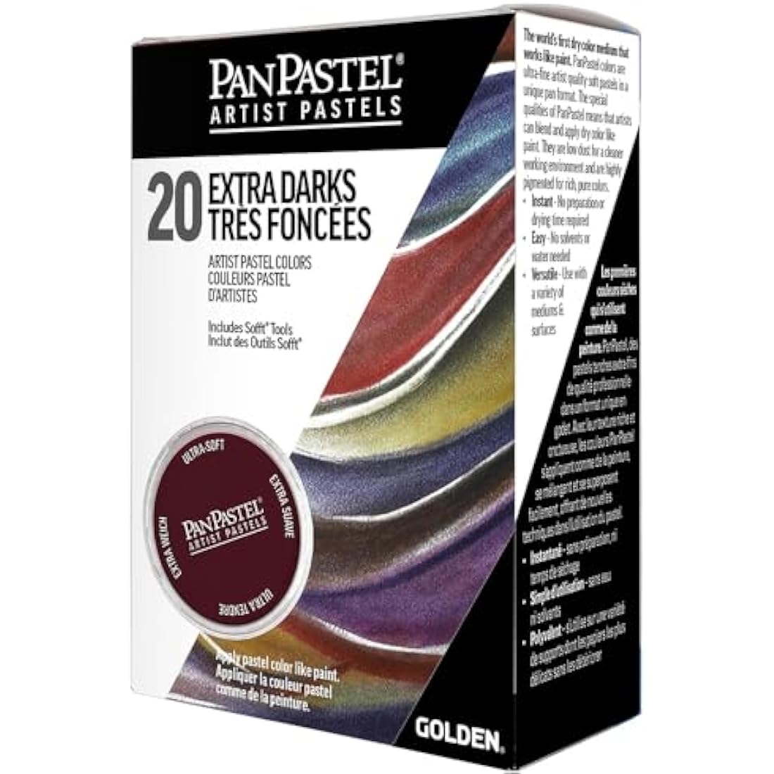 PanPastel 20 Colour Set - Extra Dark Shades Set