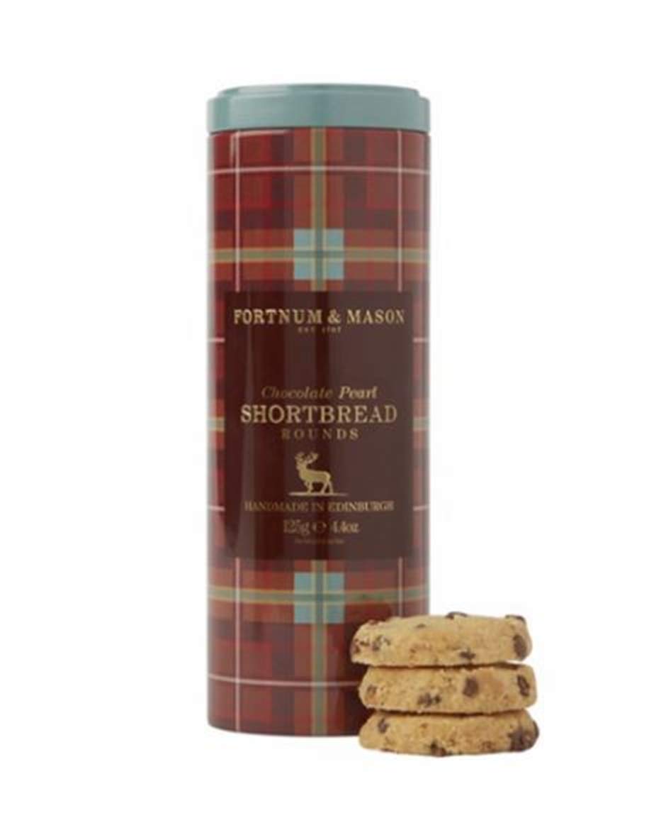 Fortnum & Mason, Fortnum?s Chocolate Pearl Shortbread Rounds, 125g