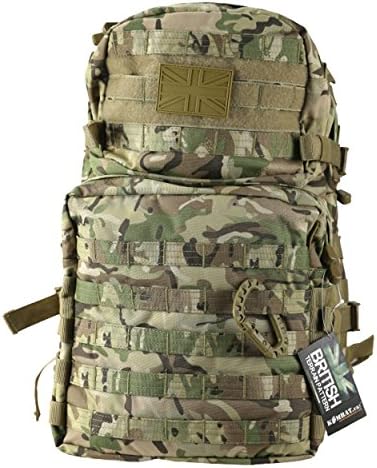 Zip Zap Zooom British Army SAS Military Tactical Combat Rucksack Bergen Molle 40 Litre L Surplus Camo All Terrain BTP