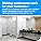 Tork 460013 Facial Tissue Dispenser/Tissue Box Compatible with Tork F1 Face Tissue Dispenser System/Stainless Steel, One Size