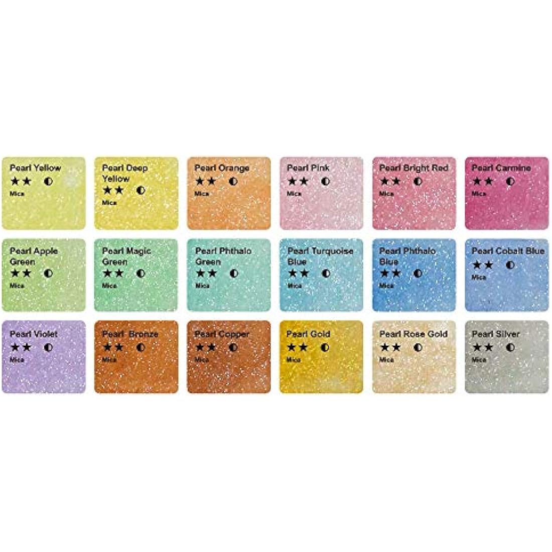 Artecho Watercolour Paint Set,18 Metallic Colors, Watertbrush Pen Included, Lightweight and Portable,Watercolour Paints for Artists and Beginners