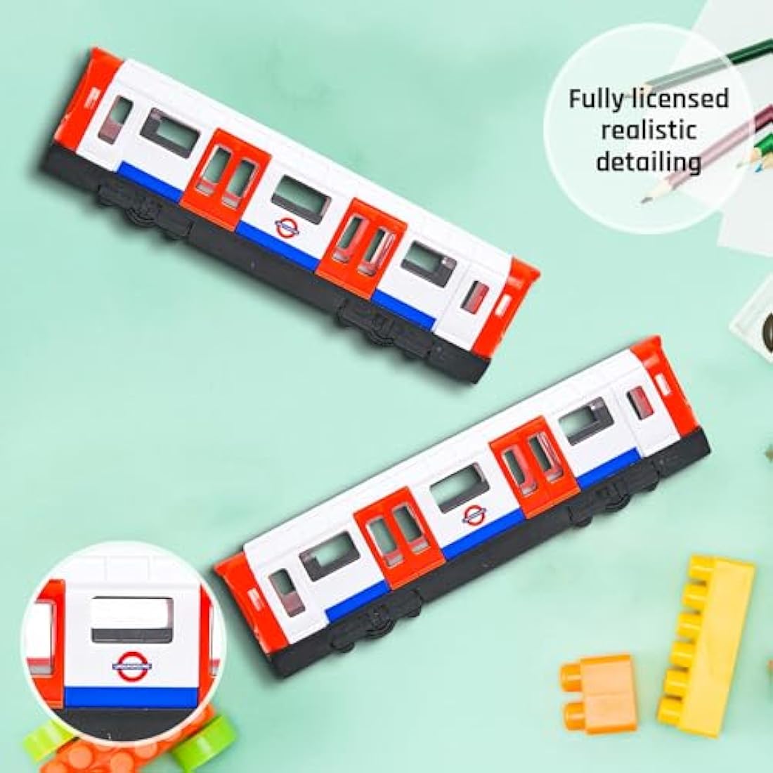 Officially Licensed London Underground Train Toy Model - Realistic Plastic Model for Kids and Collectors - Transport for London