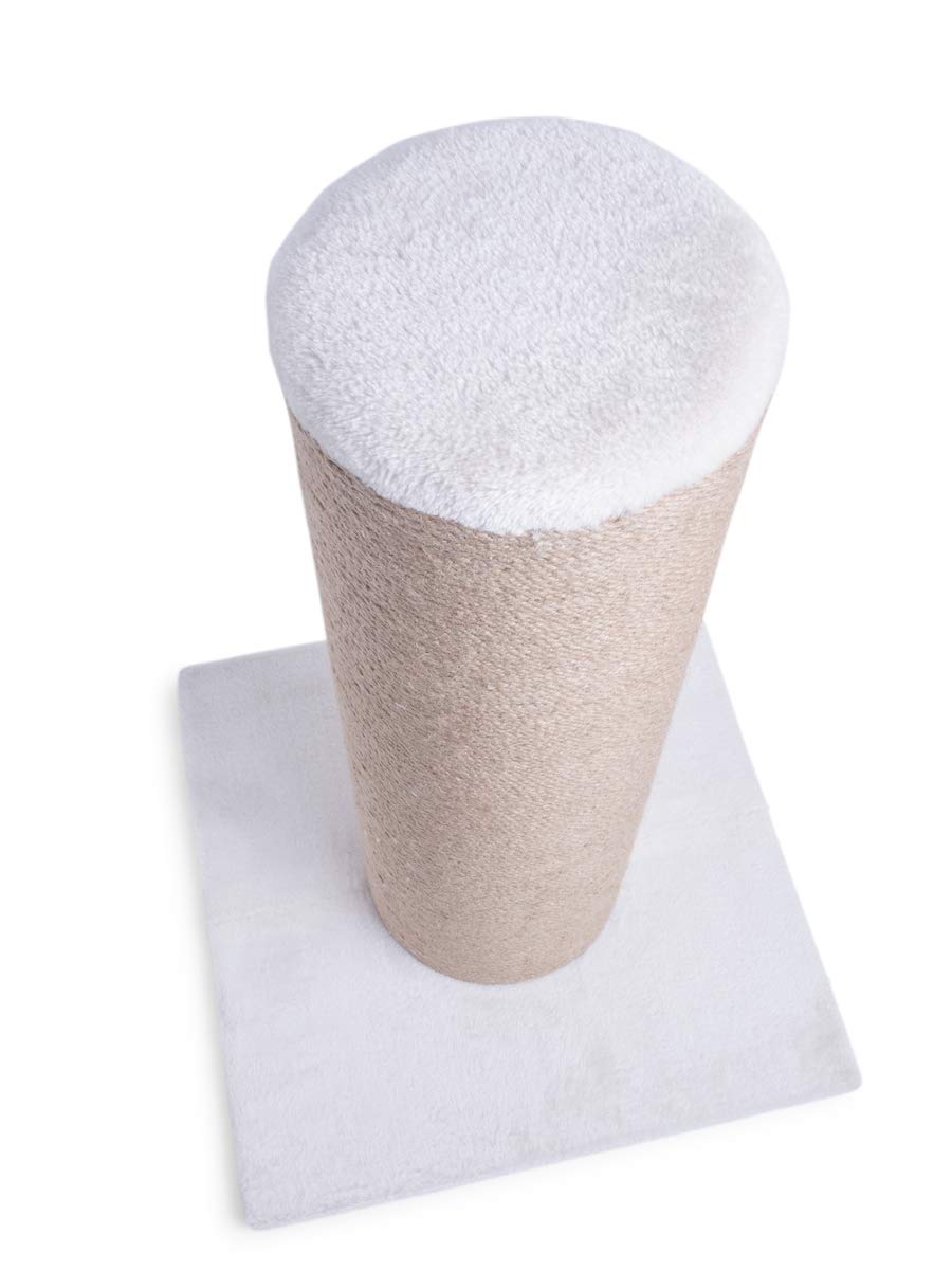 Petface Big Boy Cat Scratcher, Cream