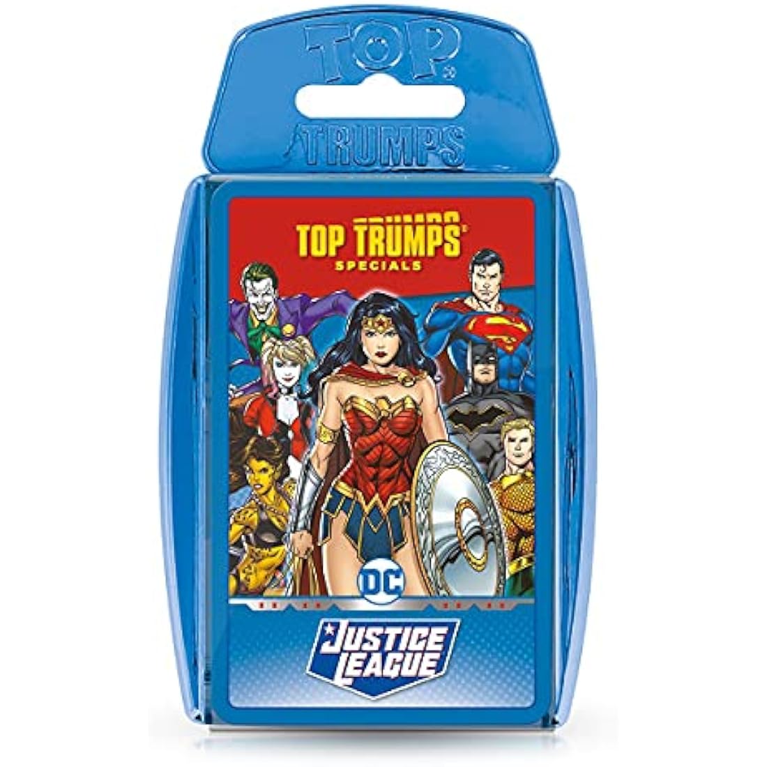 Top Trumps Justice League Specials Card Game, play with Superheroes and Villains including Batman, Superman, Wonder Woman, Joker, Poison Ivy and Catwoman, gift and toy for boys and girls aged 6 plus