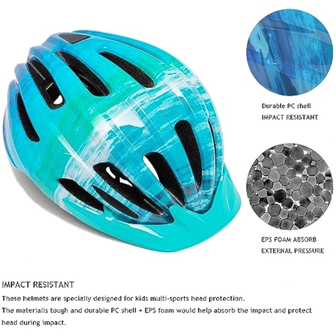 Kids Bike Helmet, Boys Girls Bike Helmet Child Cycle Helmet Childrens Bicycle Helmet Cycling Helmet
