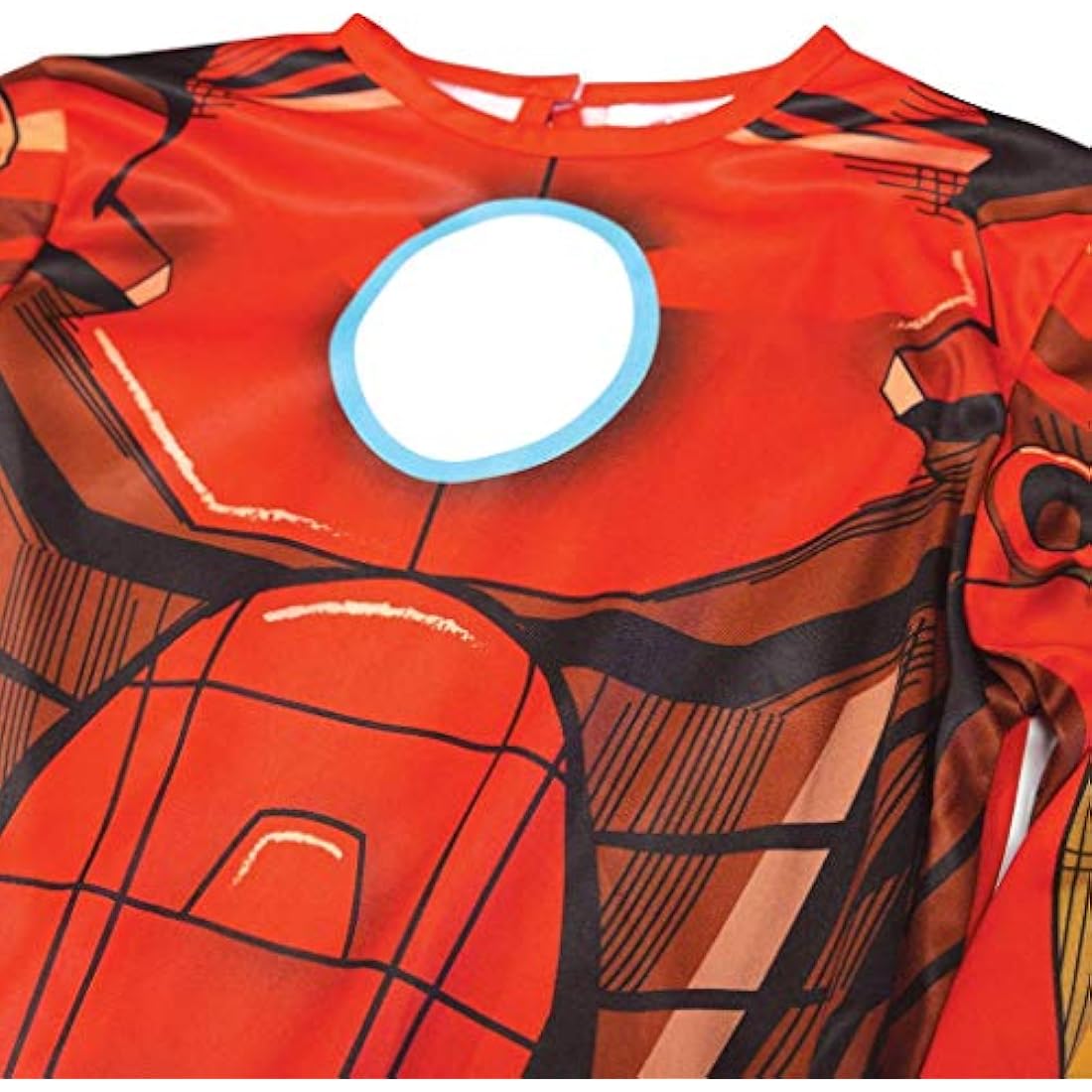 RUBIE'S I-880607L Iron Man Costume, Cartoon, red, L-7 à 8 Jahre-117 à 128 cm