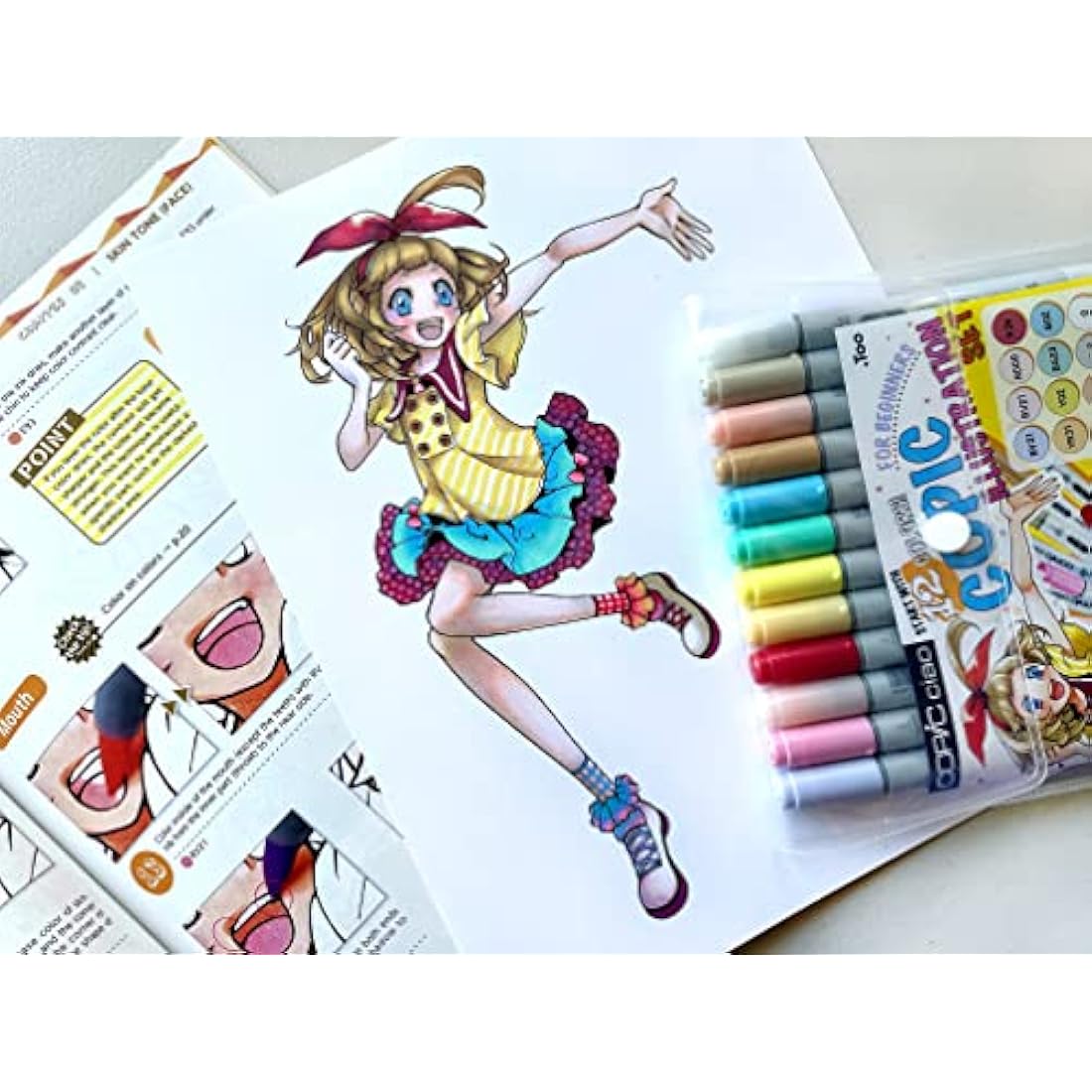 Copic Ciao 12 Sets Including Book, Colourful, N