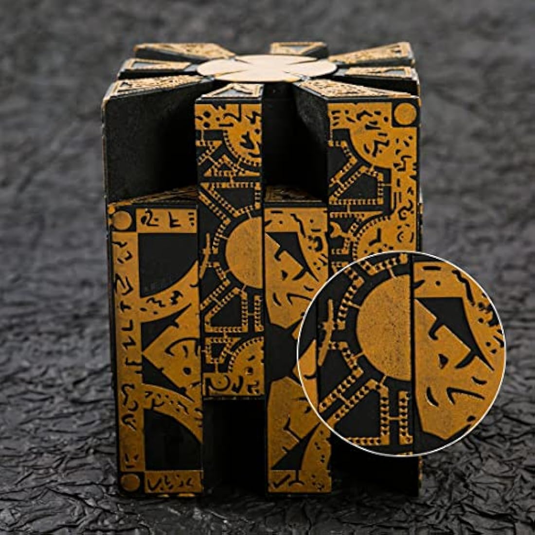 SSZJ Hellraiser Puzzle Box, Detachable and Deformable Puzzle Box, Role-Playing Film Props