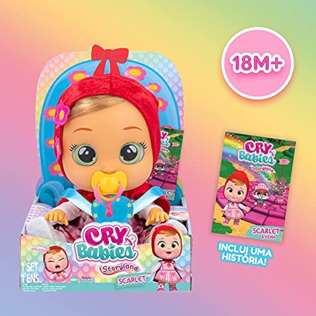 Bebés Llorones 81949IMAZ Scarlet Baby Doll