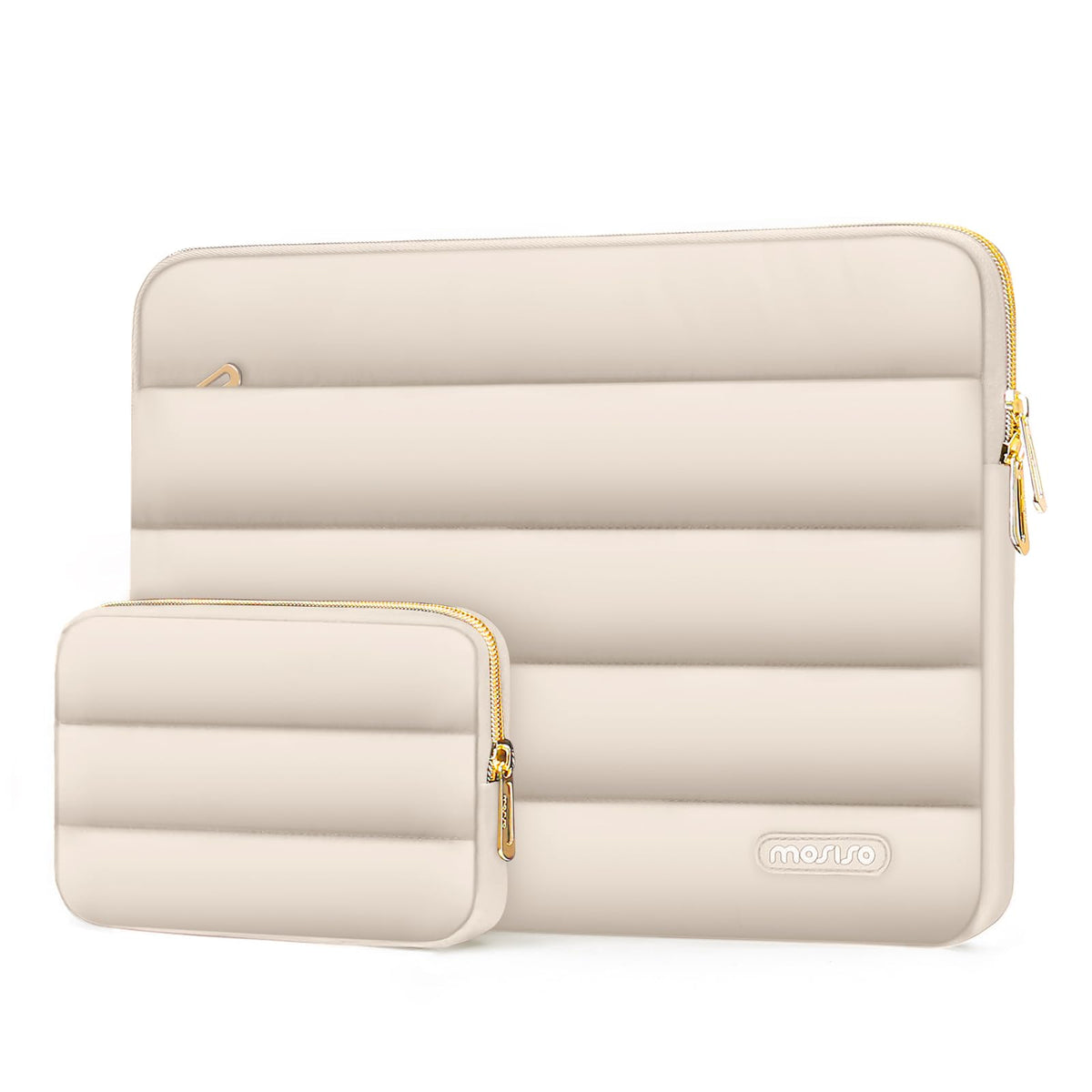 MOSISO 13.3 inch Laptop Case, 13-13.3 inch Puffy Laptop Sleeve Compatible with MacBook Air 13 13.6 M4 M3 M2 M1/Pro 13/Pro 14, HP Dell ASUS