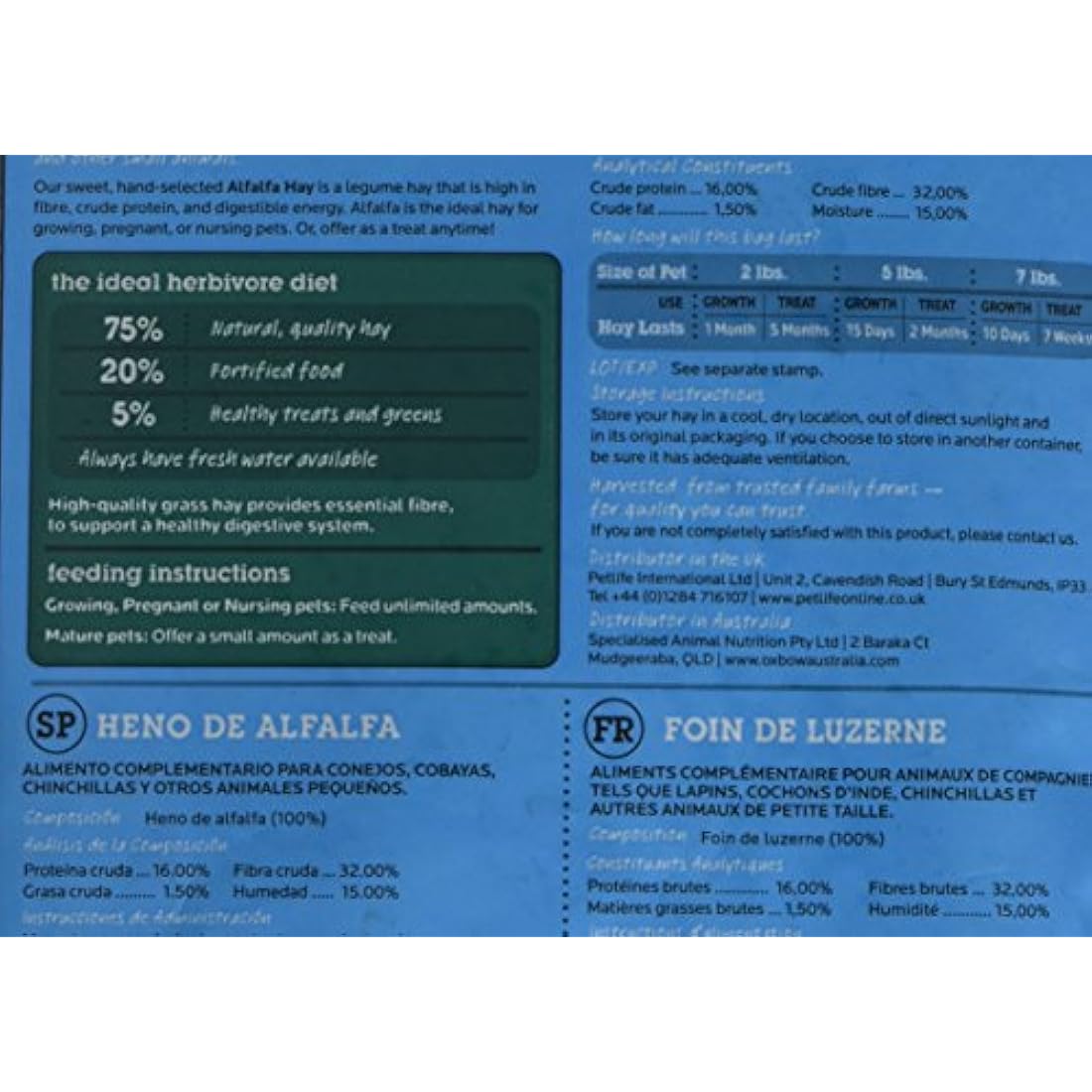 Oxbow Alfalfa Hay, 425 g