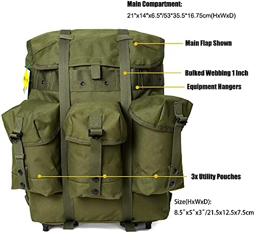 MT Military Alice Pack Army Survival Combat ALICE Rucksack Backpack