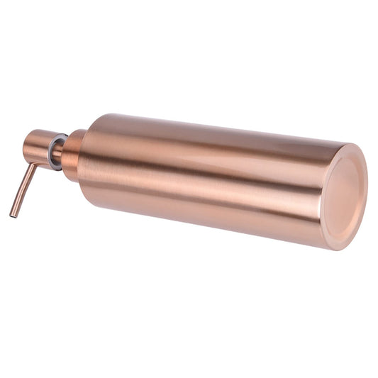 304 Stainless Steel, Rose Gold Bottle Dispenser Stainless Steel Rose Gold Copper 0 Pump Refillable Liquid Hand for Bathroom Bottle (250ml) (350ML)