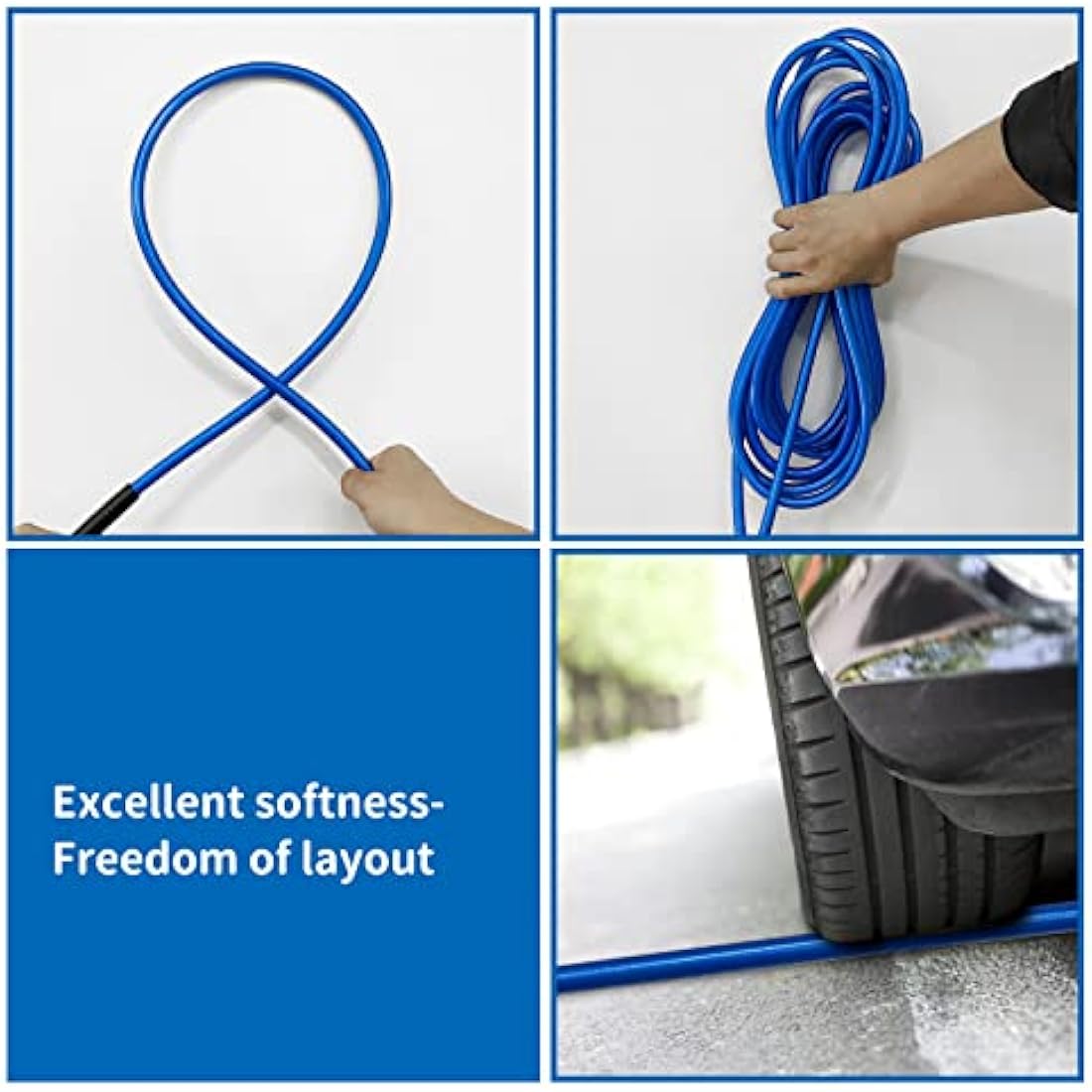 15M High Pressure Washer Drain 3000 PSI/180bar Hose Cleaning Kit Sewer Jetter Kit for Karcher K2 K3 K4 K5 K6 K7 Series & Bosch AQT Household Use Pressure Washer
