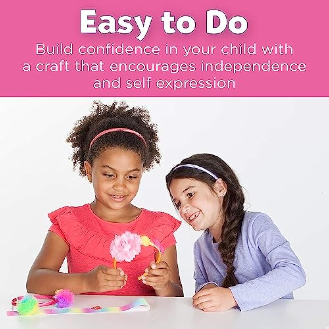 Creativity for Kids Fashion Headbands Craft Kit, Makes 10 Unique Hair Accessories (Packaging May Vary)